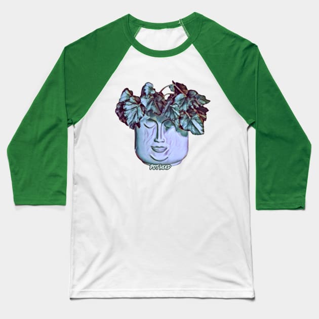 Pot Head - v2 Baseball T-Shirt by GeekGirlsBazaar